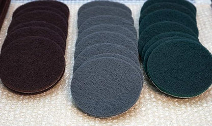 Power Scrubber Pads Drill Attachment, GOH DODD 26 Pieces 4 Inch Headlight Restoration Kit Drill Brush Scouring Cleaning Pads for Kitchen, Bathroom, Grout, Carpet, Shower, Tub, Grill,Tile, Sanding