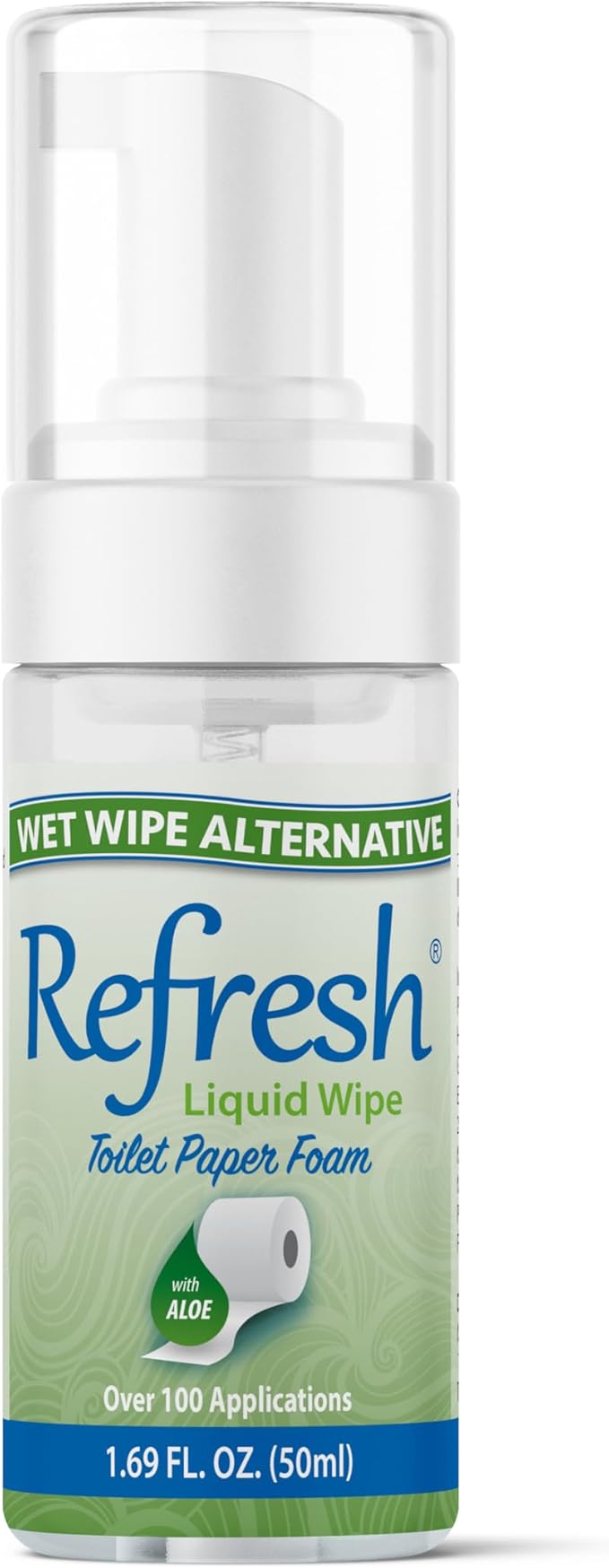 Refresh Liquid Wipe: Toilet Paper Foam (Original Foam, 50 ml (1.69 FL Oz) (1 Pack))
