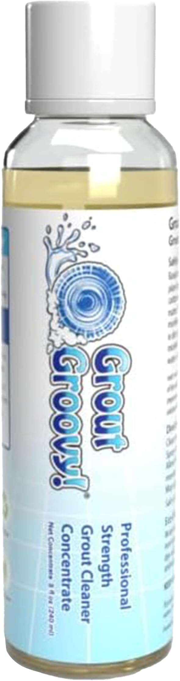 Grout Groovy! Heavy Duty Cleaning Concentrate – 8 oz Plant-Based Tile Cleaner for Bathroom, Kitchen & Floor Grout | Makes 1 Gallon | Safe, Non-Toxic Deep Cleaning Solution for Stains & Dirt
