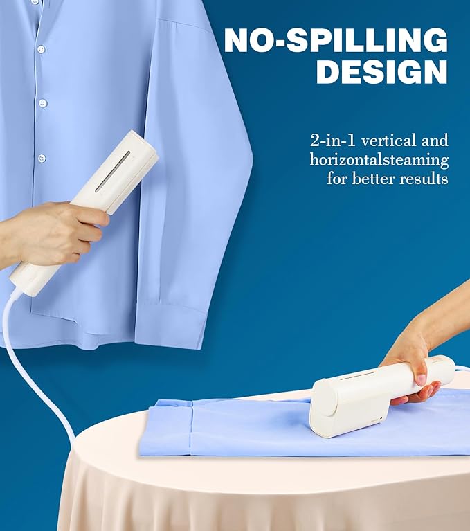 Nesugar G3 Steamer for Clothes Portable Travel Steamer, Fashion Handheld Garment Steamer, 0.75lbs Lightly, 15s Fast Heat-up, Light Mini Steam Iron for travel and home