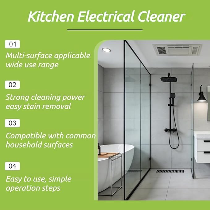 Multi-purpose Electrolyzed Ion Household and Kitchen Cleaning Spray, Multi-purpose Kitchen Grime Remover for Household Cleaning, Convenient Handheld Cleaner for Home Family (1pc)