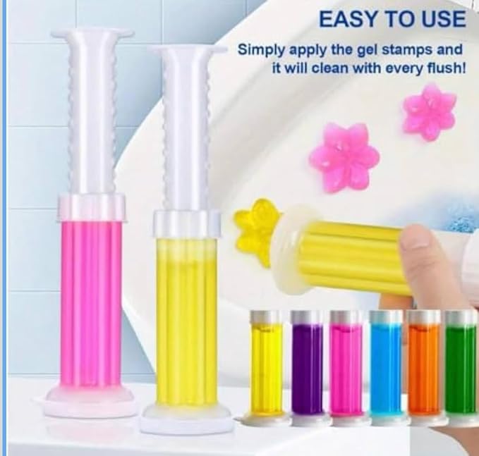 Leilani Toilet Bowl Cleaner Gel, 3-in-1 Value Pack, 42 Flower Fragrances, 3 Months Supply,