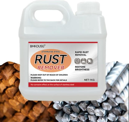 Stainless Steel Rust Stain Remover & Cleaner 2.2LB - Quickly Cleans Stainless Steel Appliances, Furniture, Commercial Equipment, Grills, Sinks, and Tools | Powerful & Safe Metal Rust Remover