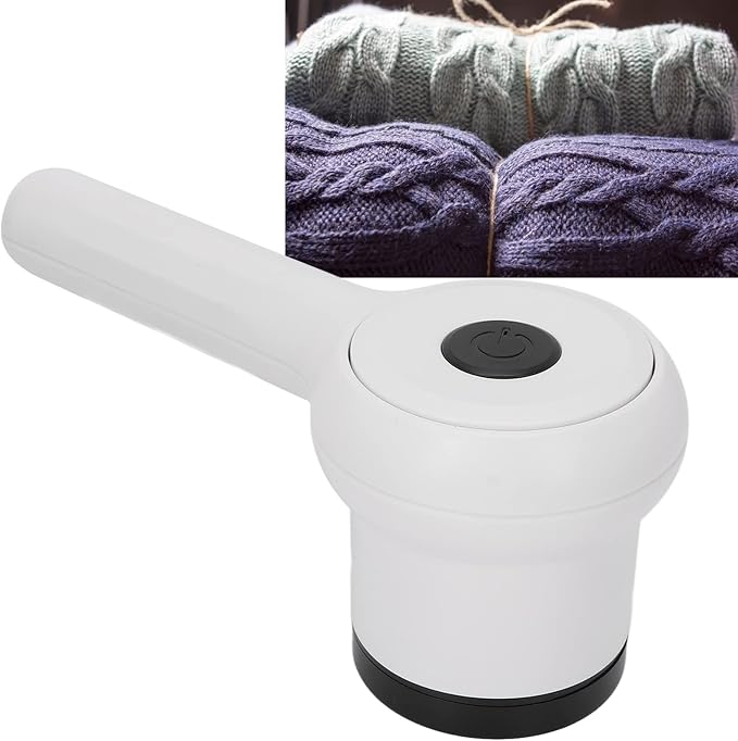 Lint Remover Fabric Shaver Electric Portable Multifunctional USB Rechargeable Handheld Lint Shaver for Sweaters Blankets Towels ABS Material 500mAh Battery