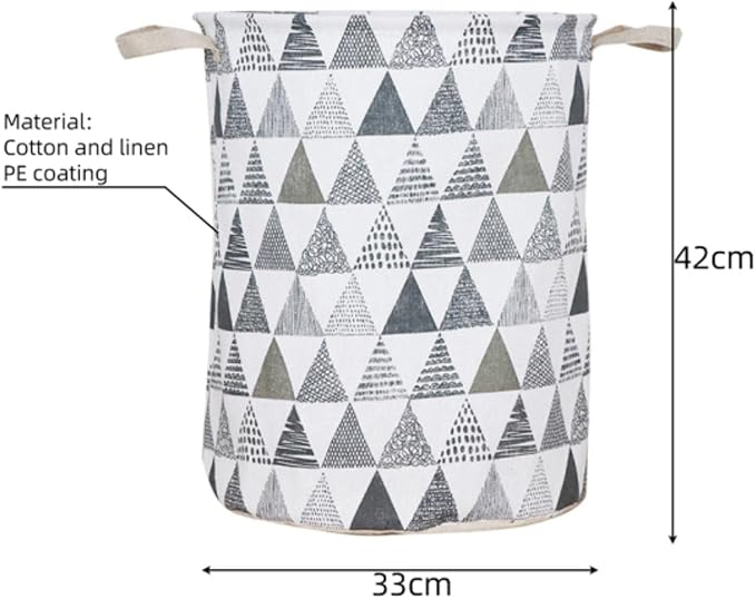 1PC Folding Laundry Basket Round Storage Bin Bag Large Hamper Collapsible Clothes Toy Basket Bucket Organizer Large Capacity