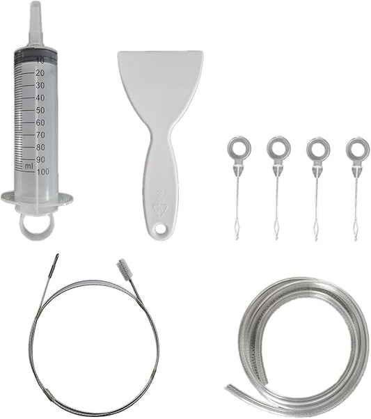 8 pcs Refrigerator Water Line Cleaning Kit Reusable Fridge Water Line Cleaner Cleaning Tool for Fridges Drinking Water Dispensers and Ice Maker