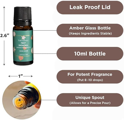 Premium Fragrance Oils (Memories, Pack of 5, 10 ml)