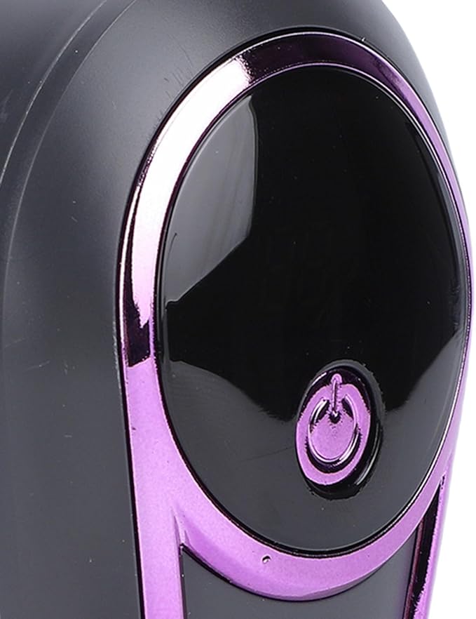 banapoy Fabric Shaver, Electric Lint Remover Portable Sweater Defuzzer, 6 Leaf Blades, Digital LED Display, Remove Pilling for Clothes, Furniture, Sweater, Blanket (Grey Purple)
