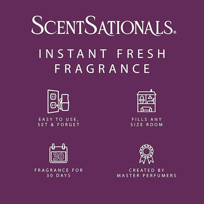 ScentSationals Twilight Pine Fragrance Oil Plug In Air Freshener Refills 3-Pack - Works with Scentsationals Wall Plugs, Long-Lasting Home Fragrance, 0.8 fl oz Each, Packaging May Vary