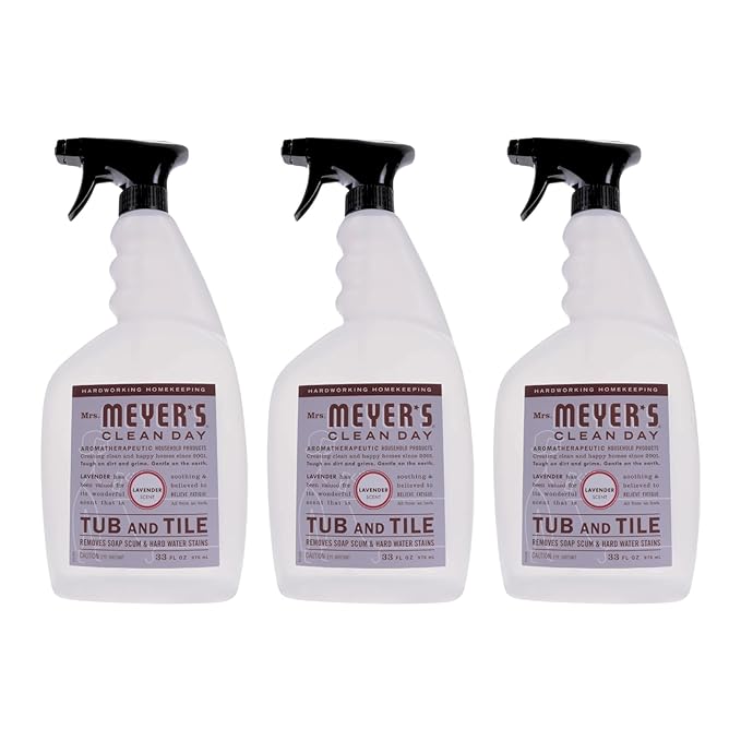 Mrs. MEYER'S Clean Day Tub & Tile Cleaner Lavender 33 Fl Oz (Pack of 3)