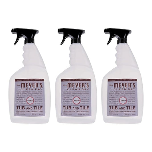 Mrs. MEYER'S Clean Day Tub & Tile Cleaner Lavender 33 Fl Oz (Pack of 3)