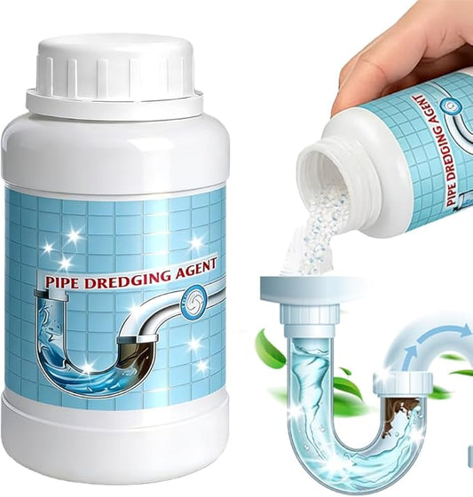 Drain Cleaner Powder, Powerful Sink Cleaner Powder Fast Foaming for Kitchen Toilet Pipeline Quick Cleaning Tool (1 Pcs)