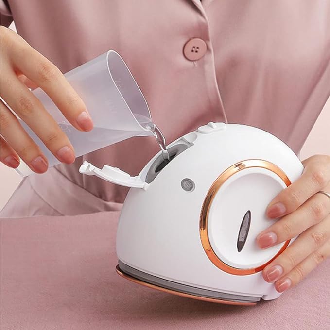 Handheld Steam Iron for Clothes Portable Dry Wet Dual Use Garment Steamer 1000W Ironing Machine for Household Travel Use