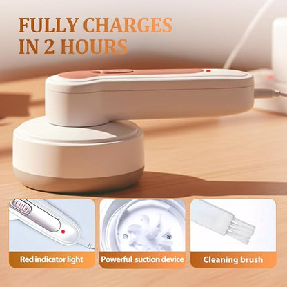 Electric Fabric Shaver and Lint Remover, 2026 New Rechargeable Lint Shaver for Clothes, Electric Sweater Shavers to Remove Pilling for Clothes and Furniture (1 Pcs)