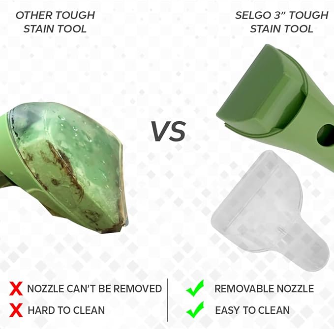 Replacement 3" Tough Stain Brush Tool for Bissell Little-Green Upright & Portable Carpet Cleaners for 1400 3353 3369 Series & for All Bissell Carpet Cleaners