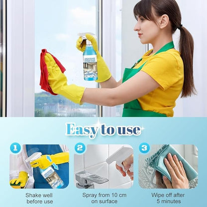 2PC Spray Splash Cleaner, 2026 New Multi-Purpose Handheld Degreaser, Upgraded Foam spray for Ovens, Easy to Use Grime Remover for Household Cleaning, Convenient Handheld Cleaner for Home Family