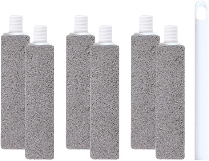 Replaceable Pumice Stone for Toilet Cleaning, Eco Friendly Pumice Stone for Effective Toilet Scrubbing, Non Scratch Durable Toilet Brush Cleaner
