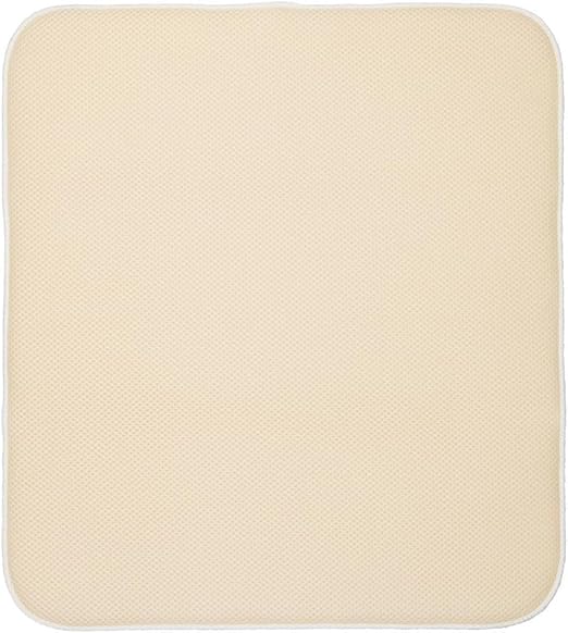 InterDesign iDry Kitchen Mat, 18 x 16 - Large, Wheat/Ivory