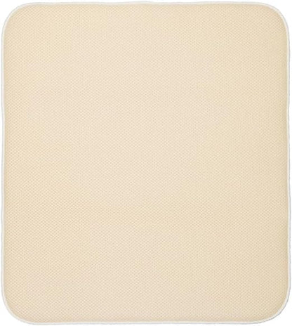 InterDesign iDry Kitchen Mat, 18 x 16 - Large, Wheat/Ivory