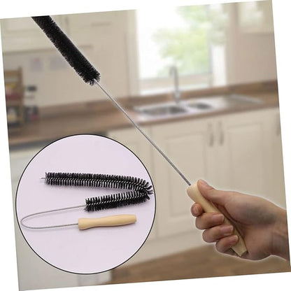 Dryer Vent Cleaning Brush 27.95 Inch Flexible Lint Remover with Bendable Wire Shaft and Non-Slip Handle for Refrigerator Coil and Appliance Dust Cleaning