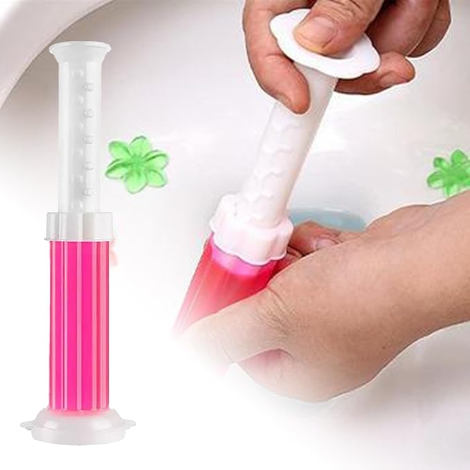 Toilet Gel Stamp,Flower Shaped Scent Freshener for Inside Toilets, Stick on Stamps Refill, Cleaning Gels Refresher, Long-Lasting Fresheners, Bathroom Cleaners Gadgets (3, Colorful)
