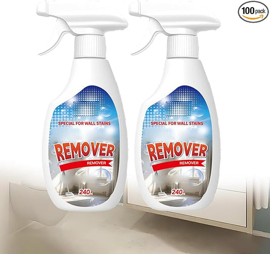 Highly Effective Removal Spray,Multi-Functional Cleaner,Wall Foaming Cleaning Sprayer For Painted Wall,Multi-Surface Cleaning Solution For Tile, Grout, Concrete, Fabric,Bathrooms, Kitchens (2pcs)