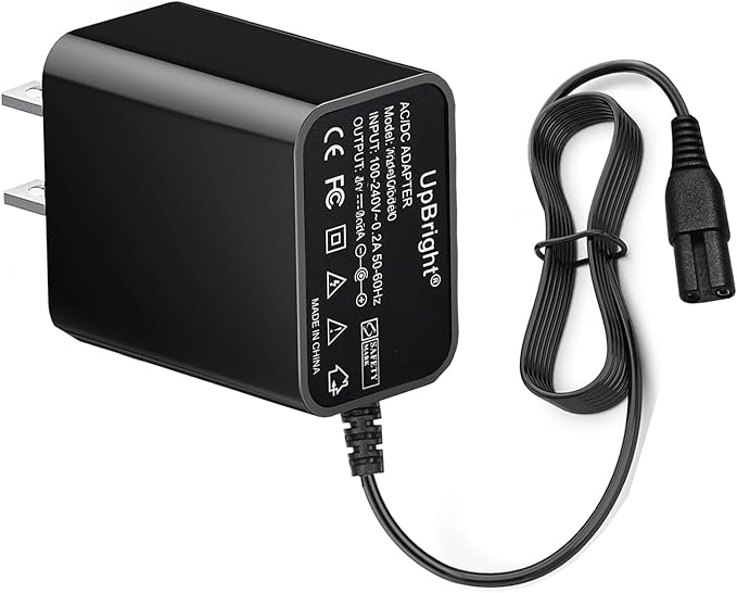UpBright 2-Prong 9V AC/DC Adapter Compatible with LABIGO LA1 Pro LA1Pro Model KS-2619 KS2619 7.4V 2500mAh Li-ion Battery Electric Spin Scrubber Cordless Cleaning FD DK10-090-0650 Power Supply Charger