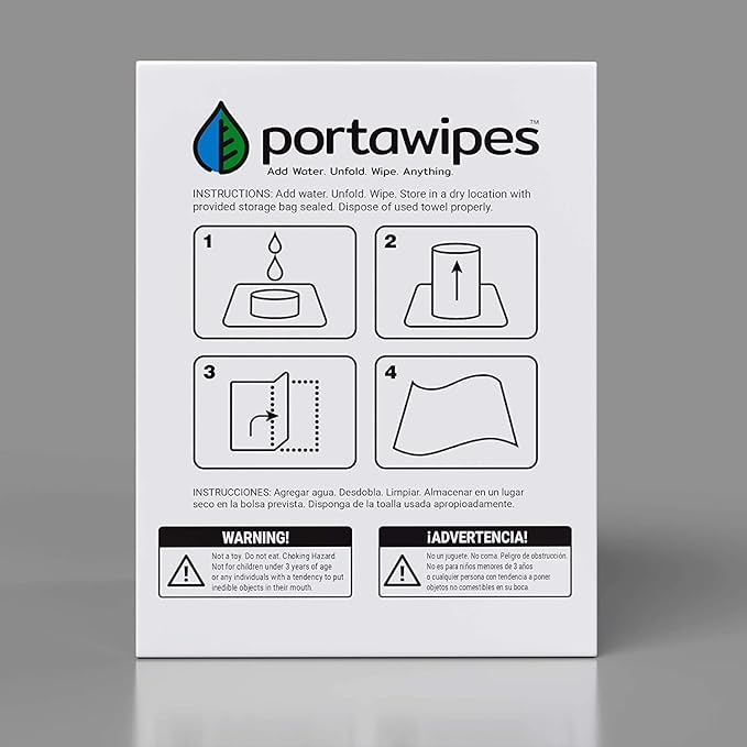 Coin Tissues | 500 Pack with 4 Carrying Cases | Toilet Paper Tablets | Compressed Towels | Expandable Wipes | Soft & Odor Free