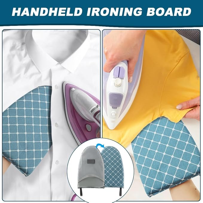 Clothes Steamer Stand Hanger Set, Height Adjustable Handheld Garment Steamer Rack with Ironing Gloves and Hair Remover ﻿for Easy Steaming and Storage, Birthday Gift for Mom Wife(Color:Grey)