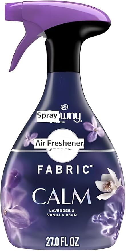 Fabric Spray Air Freshener, Odor-Fighting Fabric Refresher, Downys Calm, Lavender & Vanilla Bean 27 fl oz (Pack of1)