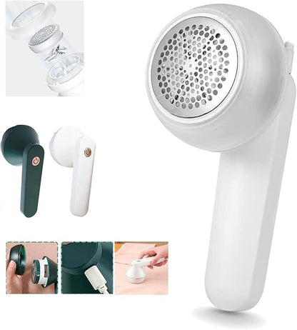 Electric Lint Remover Rechargeable - 2023 New Portable Instantly Lint Remover, Magic Fabric Shaver Fuzz Remover, Electric Lint Remover for Clothes, Effective Lint Shaver for Home Daily Use (White)