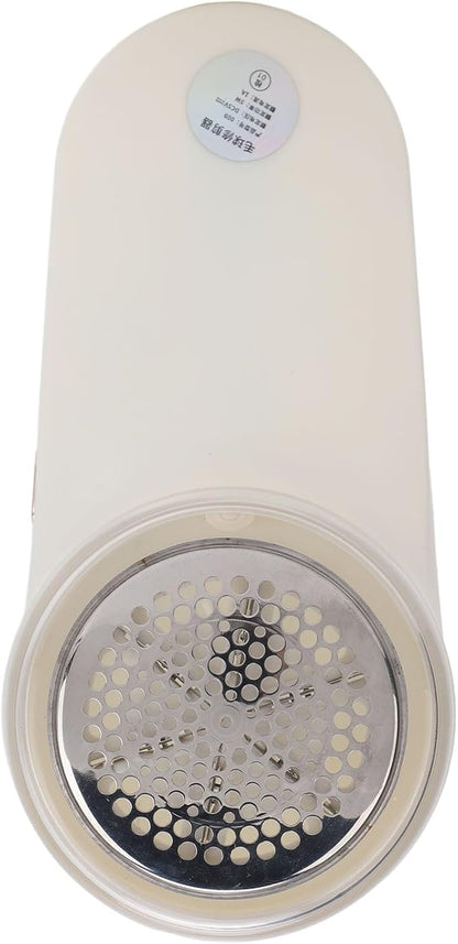 HEEPDD Fabric Shaver Electric Lint Remover with Digital Display, Lint Removers Digital Display, Heavy Duty ABS Plastic and Stainless Steel Vane/Wing for Clothes Furniture Sweater Couch (Cream White)