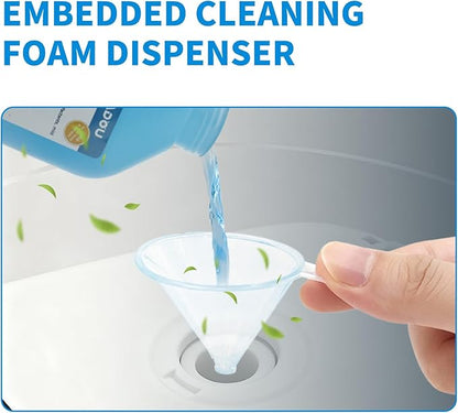 MAMADOU Commercial Smart Toilet Foaming Shield 1 Liter Spray Splash Proof Toilet Cleaner Liquid Odor Control Foam Agent Easy Cleaning For Fresh Bathroom
