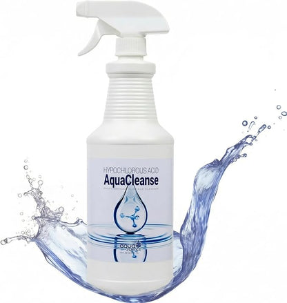 Hypochlorous Acid Spray - 32oz 500PPM All-Purpose Cleaner - 3X Stronger Than Standard HOCL - Pet & Family Safe, Non-Toxic Surface Cleaner & Odor Remover - No Harsh Chemicals Ready to Use | USA Made