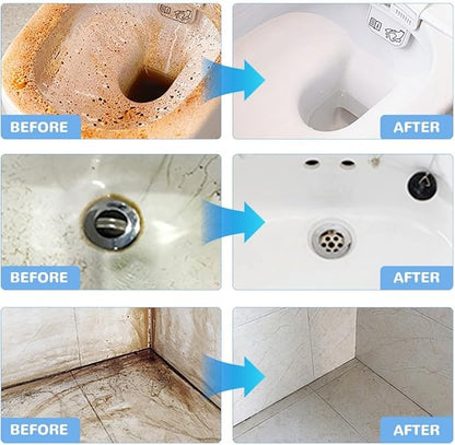 Bathroom Descaler Cleaner, 2025 Upgraded Multipurpose Stubborn Stains Cleaner, Bathroom Descaler Cleaners, Bathrooms Cleaning Foam Spray for Kitchen Bath Sink Glass (1) (2)