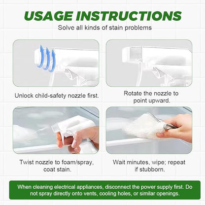 Cleanse Natural Enzyme Formula to Household Appliances, 2026 New Clease Multi-Purpose Cleaner, Kitchen Appliance Cleaner for Hold, Oven, Stove (1 PCS)