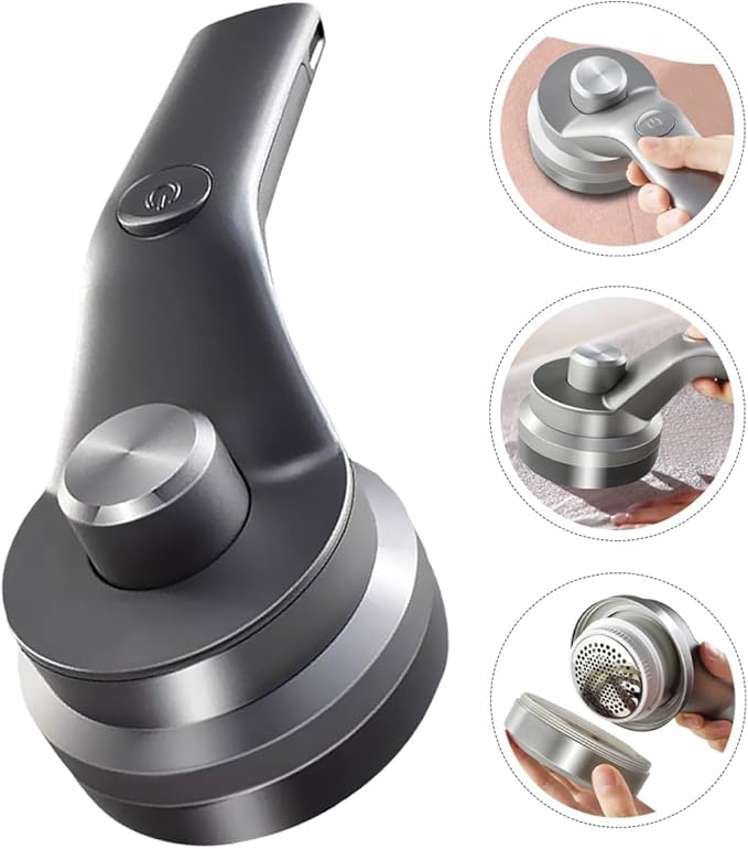 Baluue Rechargeable Fabric Shaver and Electric Hair Ball Trimmer Portable Lint Remover for Sweaters Clothes Fuzz Pills Removal Small Portable USB Charging