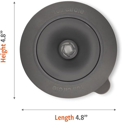 Full Circle Sinksational Sink Strainer - Stainless Steel Mesh, Prevents Clogs, Kitchen Sink, Eco-Friendly, Durable - Gray