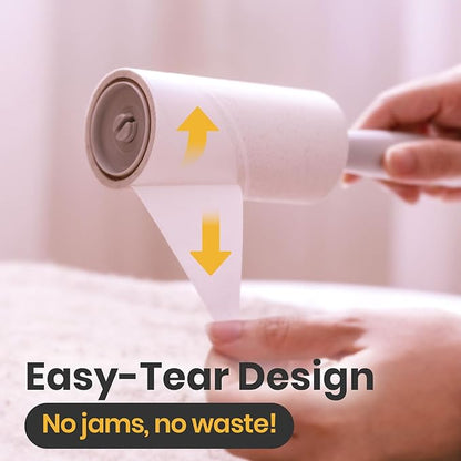 DELOMO Lint Roller 1,000 Sheets (5 Rollers + 5 Refills) - Lint Rollers for Pet Hair Extra Sticky, Mega Value Pet Hair Removal Tool for Clothes/Couch/Furniture/Car - Ideal Home Gift for Pet Owners