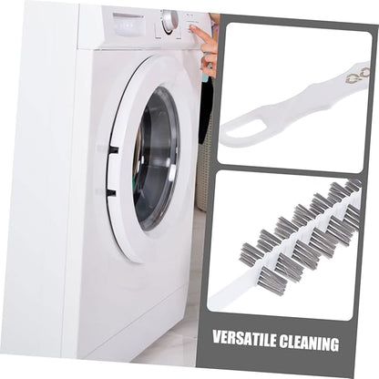 OUNONA 2pcs Flexible Roller Washing Machine Brush Long Handle Bendable Cleaner for Front Load Washers for Tight Gaps Sturdy Construction Home Dryer Vent Cleaner