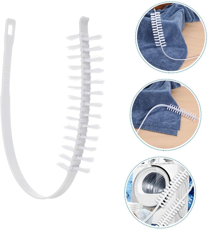DOITOOL 2pcs Practical Washer Brush for Cleaning Machine Inner Dryer Vent Bristles