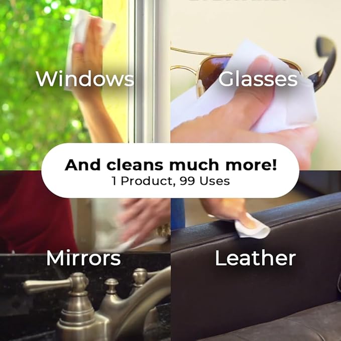 Shadazzle Nanofiber Cleaning Cloth - Microfiber Cleaning Cloth, Microfiber Cloth and Microfiber Towel - Cleans Streak-Free with Water - Microfiber Towels for Cars, Cleaning Clothes, Micro Fiber Cloth