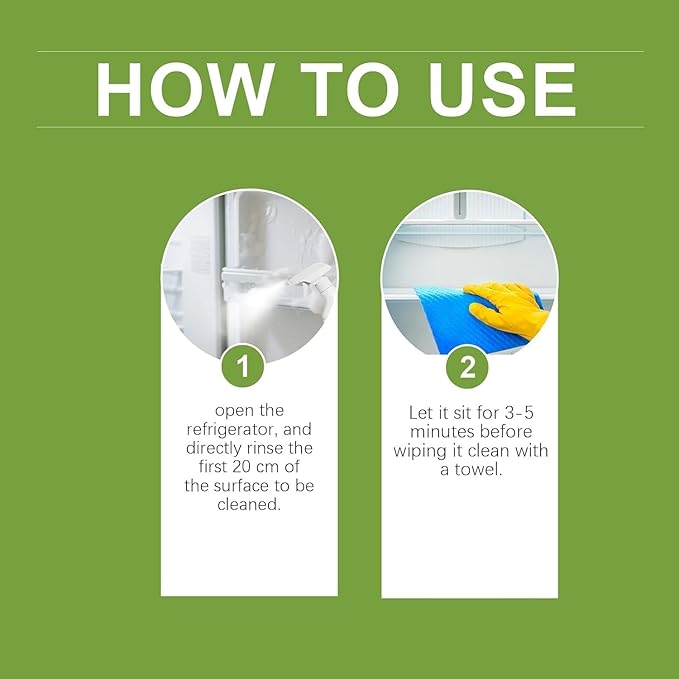 Natural Formula Appliances, Multi-Purpose Cleaner, Kitchen Appliance Cleaner Spray, For Refrigerator, Oven, Stove, Range Hood, Easy Cleaning Household Items (1Pcs)