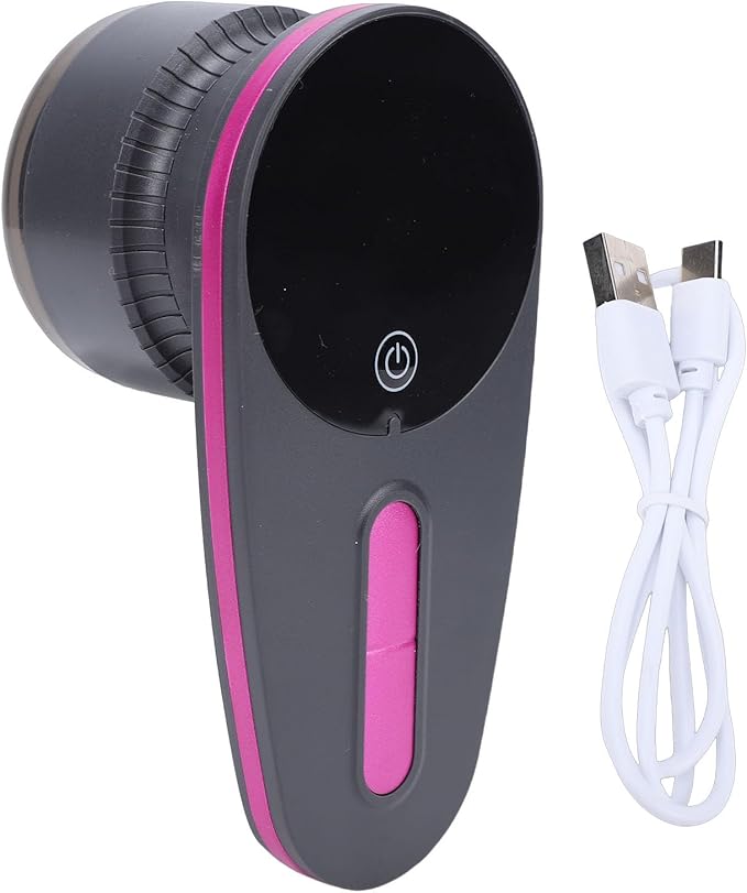 Fabric Shaver, Electric Lint Remover, Fabric Trimmer with Adjustable Strength, Portable & Rechargeable Battery, Ideal for Home & Travel
