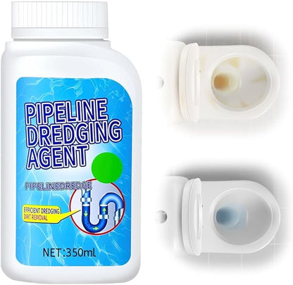 Powerful Pipe Dredging Agent, 2025 Upgraded Powerful Pipe Cleaners, Pipeline Dredging Agent, Kitchen Sink And Drain Cleaner for Kitchen, Bathroom (1 Pack)
