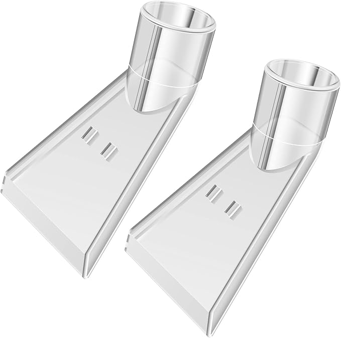 2Pcs Carpet Vac Extractor Attachment Tool Portable Vacuum Cleaner Brush Head Extraction Nozzle Shatter Proof Sofa Carpet Cleaning Nozzle Transparent Vacuum Cleaner Parts for Vacuum Cleaners