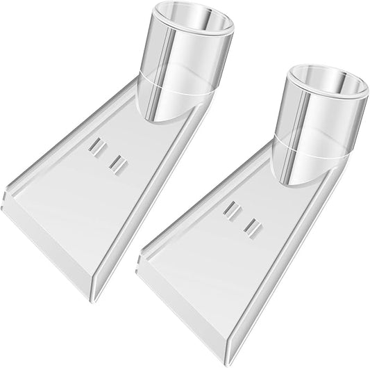 2Pcs Carpet Vac Extractor Attachment Tool Portable Vacuum Cleaner Brush Head Extraction Nozzle Shatter Proof Sofa Carpet Cleaning Nozzle Transparent Vacuum Cleaner Parts for Vacuum Cleaners