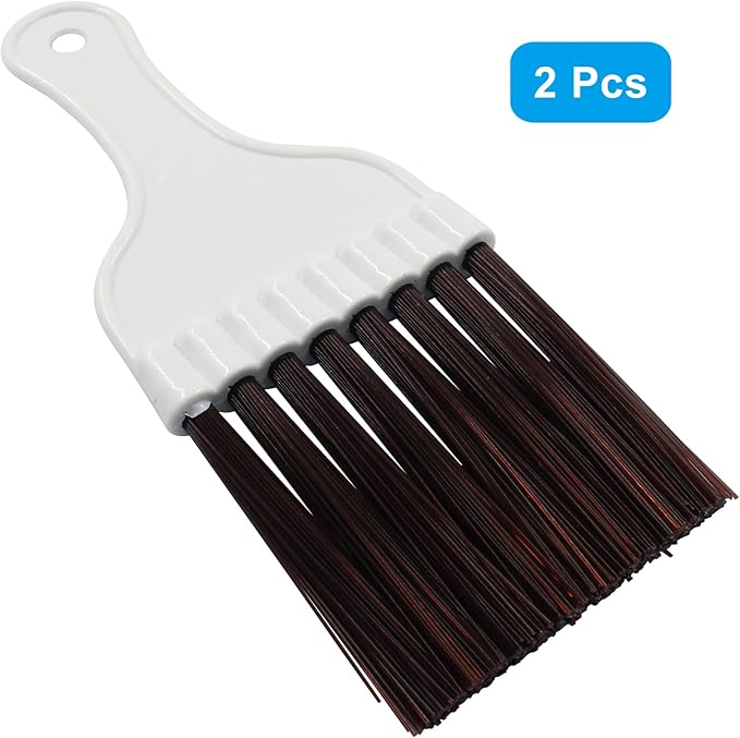 2 Pcs Brown Air Conditioner Condenser Cleaning Brush Ac Coil Cleaner Brush HVAC Refrigerator Coil Cleaning Brush