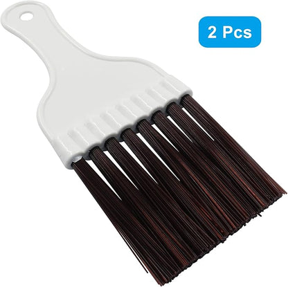 2 Pcs Brown Air Conditioner Condenser Cleaning Brush Ac Coil Cleaner Brush HVAC Refrigerator Coil Cleaning Brush