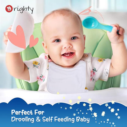 Orighty Baby Washcloths 6 Pack, Ultra Soft Flannel for Delicate Skin, Baby Wash Cloths for Newborns & Infants, Multi-Purpose Babies Bath Towels, Face Towels, Face Cloths, Babies Registry as Shower